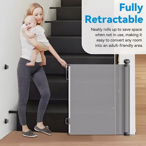 Retractable baby gate - retractable,