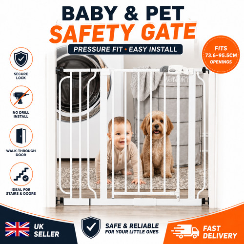 Baby safety gate pressure fit - baby,