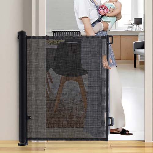 Large pet dog gate retractable - large,