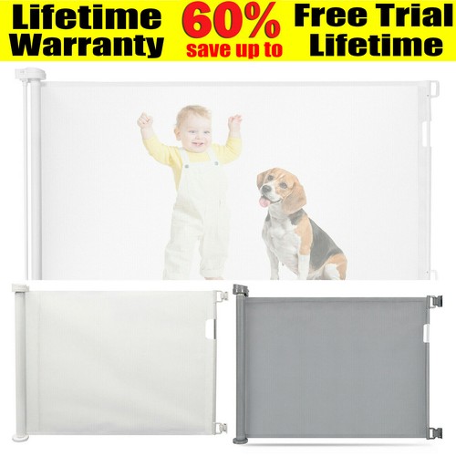 Retractable pet dog gate - pet,