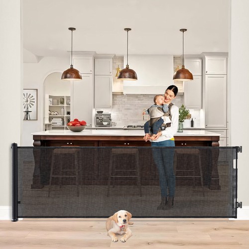 Pet safety gate retractable - gate,