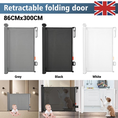 Retractable baby gate 300cm - baby, 86-300cm