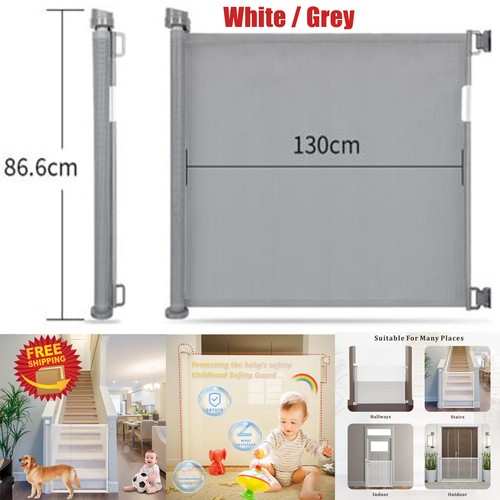 Baby safety gate - safety, retractable