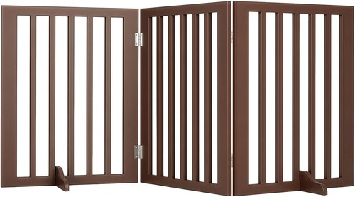 Wooden stair gate for - stair,