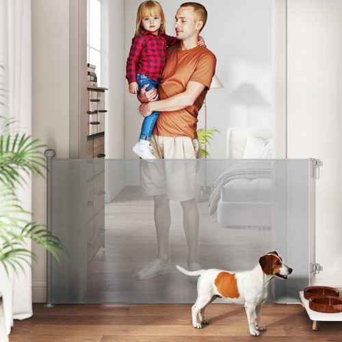 Retractable stair gate - retractable,