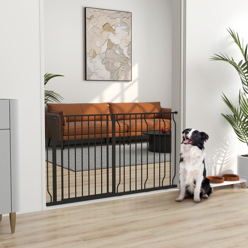 Pawhut dog gate wide - pawhut,