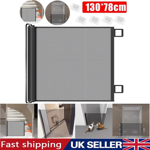 Retractable pet dog gate - retractable,