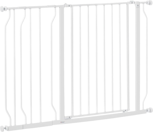 Pawhut dog gate wide stair - pawhut,